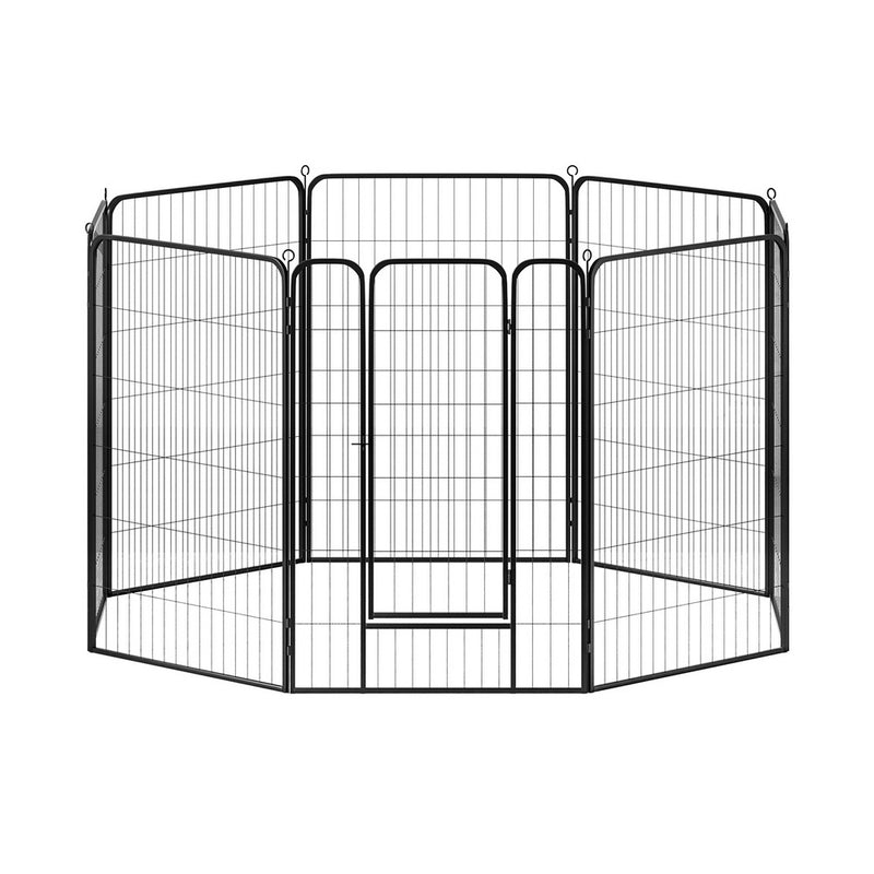 i.Pet Pet Dog Playpen 48" Enclosure 8 Panel Cage Kennel Puppy Fence Play Pen