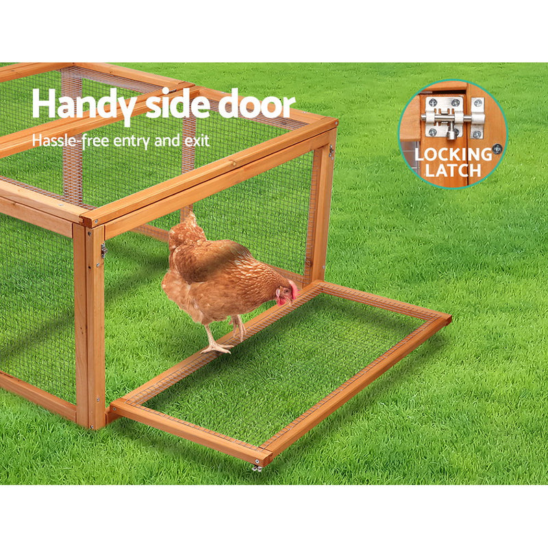 i.Pet Chicken Coop Rabbit Hutch 180cm Extra Large Wooden Chicken House Run XL Hen Cage