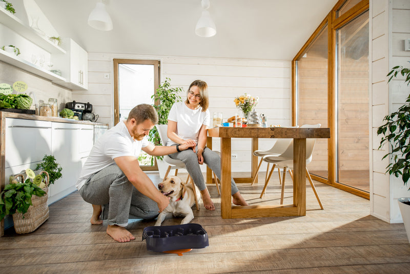 Marley Slowappy Slow Feeder  Bowl - Dark Grey