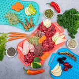 Marley Slowappy Reversible Lick Mat - Warm Ocean Red