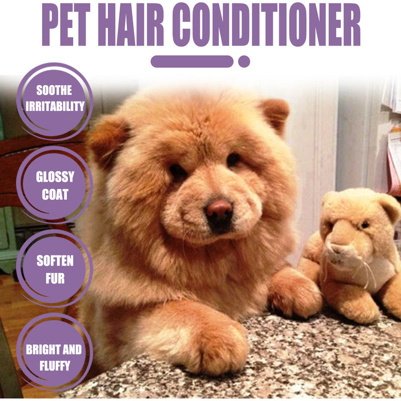 Yegbong Pet Hair Conditioner, Fluffy Soft Not Knot Pet Pet Hair Clean Nursing Hair Cream