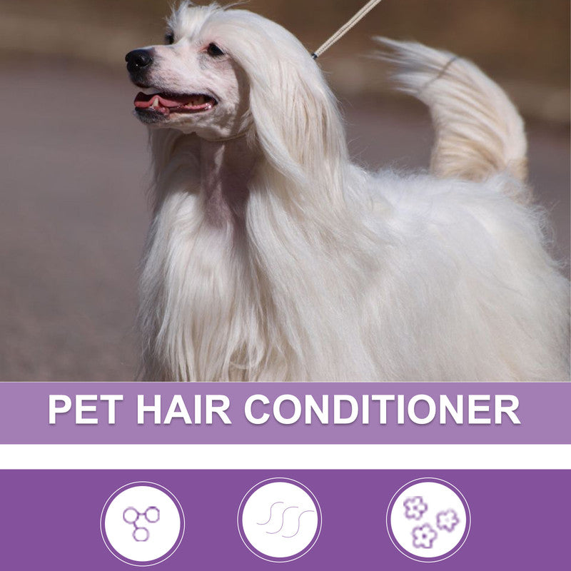 Yegbong Pet Hair Conditioner, Fluffy Soft Not Knot Pet Pet Hair Clean Nursing Hair Cream