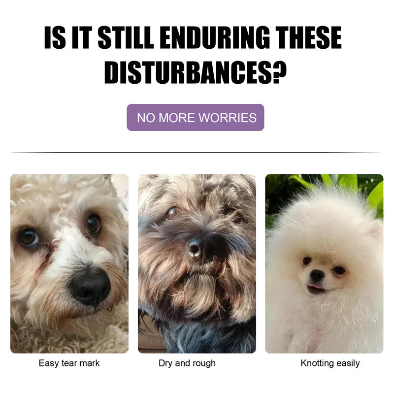 Yegbong Pet Hair Conditioner, Fluffy Soft Not Knot Pet Pet Hair Clean Nursing Hair Cream