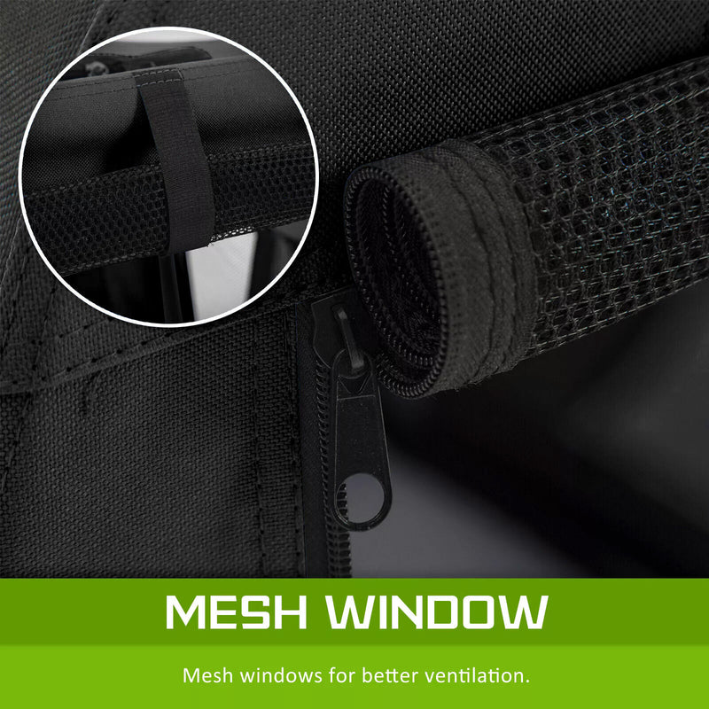 Portable Soft Dog Cage Crate Carrier XXXL BLACK