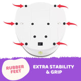 Automatic Ball Launcher Throwing Machine Dog Toys Interactive Tennis Pet 3Balls