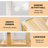 VaKa 1.42M Cat Tree Tower Scratching Post Scratcher Cats Condo House Bed Furniture