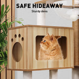 VaKa 1.42M Cat Tree Tower Scratching Post Scratcher Cats Condo House Bed Furniture