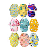 L Size Cute Pet Dog Warm Jumper Sweater Clothes Puppy Cat Knitwear Knitted Coats Winter - Yellow Duck