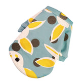 L Size Cute Pet Dog Warm Jumper Sweater Clothes Puppy Cat Knitwear Knitted Coats Winter - Blue Rabbit