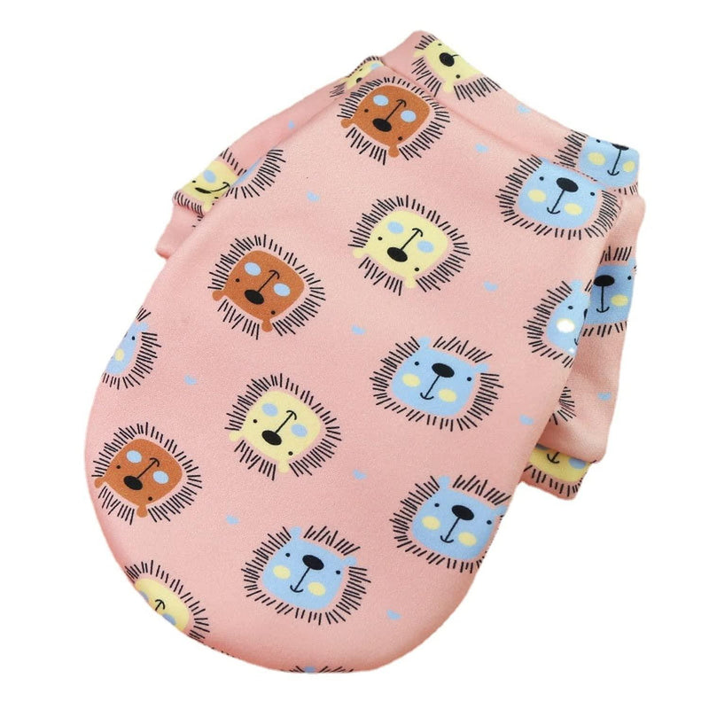 L Size Cute Pet Dog Warm Jumper Sweater Clothes Puppy Cat Knitwear Knitted Coats Winter - Blue Rabbit