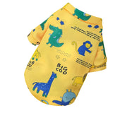 L Size Cute Pet Dog Warm Jumper Sweater Clothes Puppy Cat Knitwear Knitted Coats Winter - Blue Rabbit