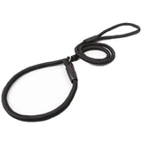 Dog Training Correction Leash Lead Cesar Puppy Pets Millan Slip Nylon Rope 10*140mm - Black