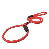 Dog Training Correction Leash Lead Cesar Puppy Pets Millan Slip Nylon Rope 10*140mm - Black