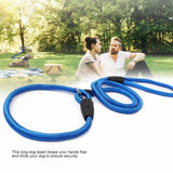 Dog Training Correction Leash Lead Cesar Puppy Pets Millan Slip Nylon Rope 10*140mm - Blue