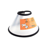 Pet Dog Cat Cone Protective Collar Wound Healing Medical Elizabethan E-Collar Au - 1#(43.5-50CM  depth: 22CM)
