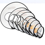 Pet Dog Cat Cone Protective Collar Wound Healing Medical Elizabethan E-Collar Au - 2+#(38-44CM  depth: 18.5CM)
