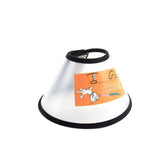 Pet Dog Cat Cone Protective Collar Wound Healing Medical Elizabethan E-Collar Au - 4#(31-36CM  depth: 13.5CM)