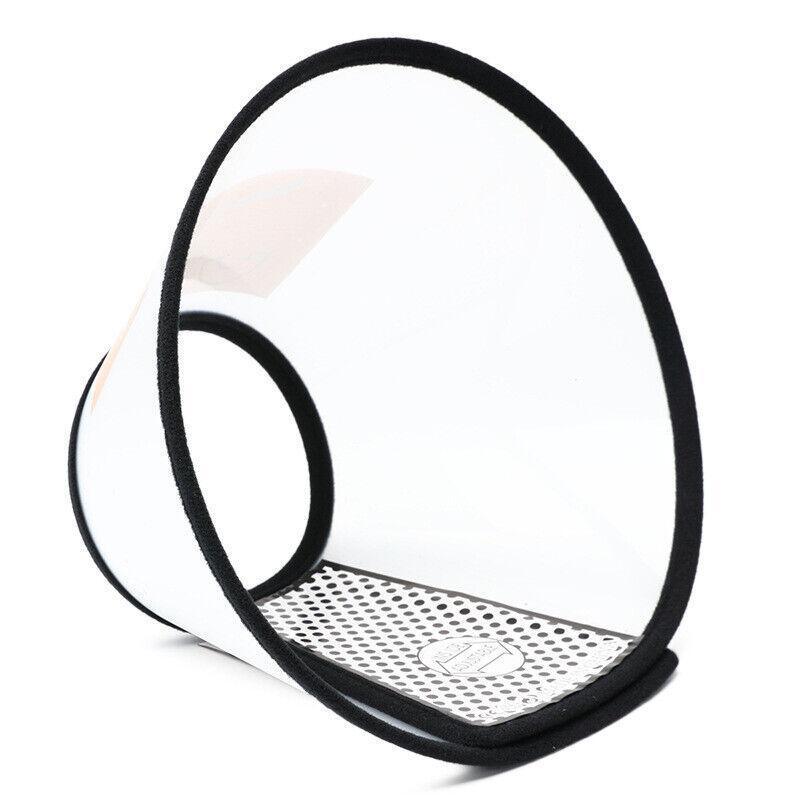 Pet Dog Cat Cone Protective Collar Wound Healing Medical Elizabethan E-Collar Au - Large#(49.5-56CM  depth: 28CM)