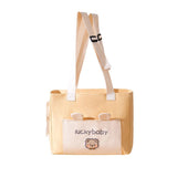 Portable Breathable Adjustable Crossbody Pet Carrier Bag Large Capacity for Pet - Blue