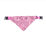 L Adjustable Pet Dog Bandana Collar Triangle Scarf For Puppy Cat Neckerchief - Black