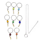 Parrot Neck Collar Stainless Steel Bird Chain Training Adjustable Bird Leash - S-Diameter 1.6cm