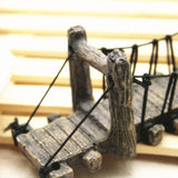 Resin Bridge Aquarium Decoration Fish Tank Accessories Shrimp Tortoise Climbing - Suspension Bridge-S