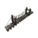 Resin Bridge Aquarium Decoration Fish Tank Accessories Shrimp Tortoise Climbing - Suspension Bridge-S