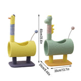 Climbing Frame Cat Scratching Post Jumping Platform Pet Toys for Cats and Kitten - Yellow