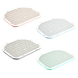 Anti Spill Cat Litter Mat Double Layer Pet Toilet Mat for Litter Box - Blue