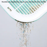Anti Spill Cat Litter Mat Double Layer Pet Toilet Mat for Litter Box - Green