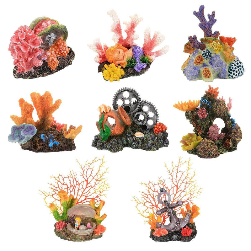 Aquarium Resin Coral Decorations for Fish Tank Marine Simulation Micro Landscape - GH0740
