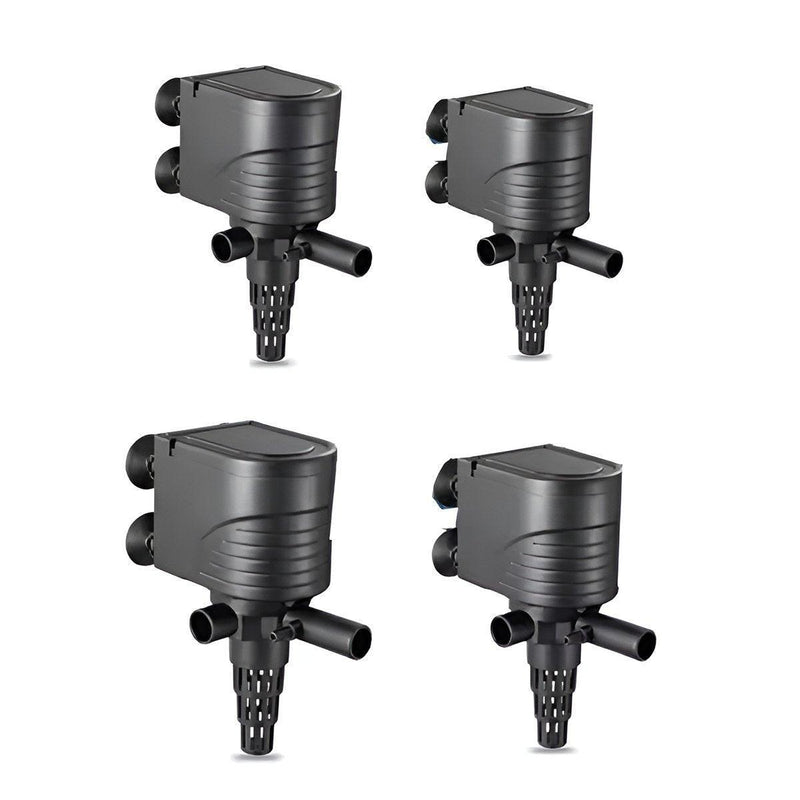 3in1 Mini Aquarium Fish Tank Filter Submersible Water Purifier Oxygen Pump - QL-320 (12W 800L/H)