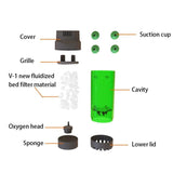 Fluidiz Bed Aquarium Fish Tank Internal Filter Oxygenation Pump for Clear Water - LH300