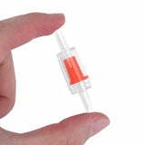 5/10Xcheck Valve Fish Tank Aquarium Air Pump Silicone Non-Return One Way Airline - 5PCS