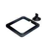 Fish Feeding Ring Aquarium Fish Tank Feeder Floating Fish Food Feeder Fish Food Black - Black Square