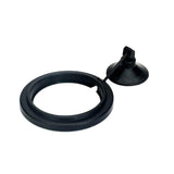 Fish Feeding Ring Aquarium Fish Tank Feeder Floating Fish Food Feeder Fish Food Black - Black Square