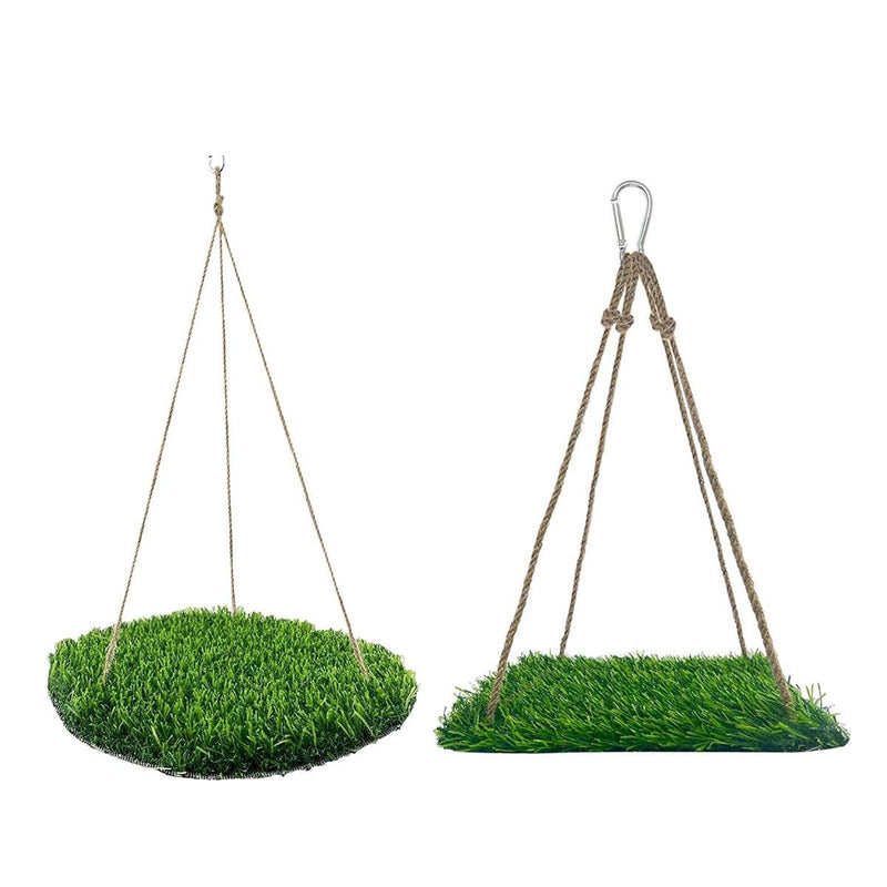 Parrot Turf Hammock Climbing Toy for Hamster Pet Bed Hanging Swing for Small Pet - Roundness