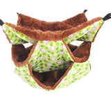 Hanging Hammock Nest Bed for Hamster Guinea Pig Ferret Rat Mice Cage Warmer Toy - Pink Rabbit