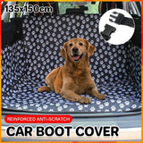 Large Waterproof Pet Travel Hammock Rear Car Cover Nonslip Design for Dogs and Cats