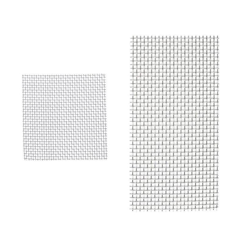 10pcs Stainless Steel Wire Mesh for Water Plants Fish Tank Aquarium Decoration - 8x8cm