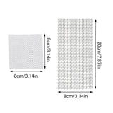 10pcs Stainless Steel Wire Mesh for Water Plants Fish Tank Aquarium Decoration - 8x8cm