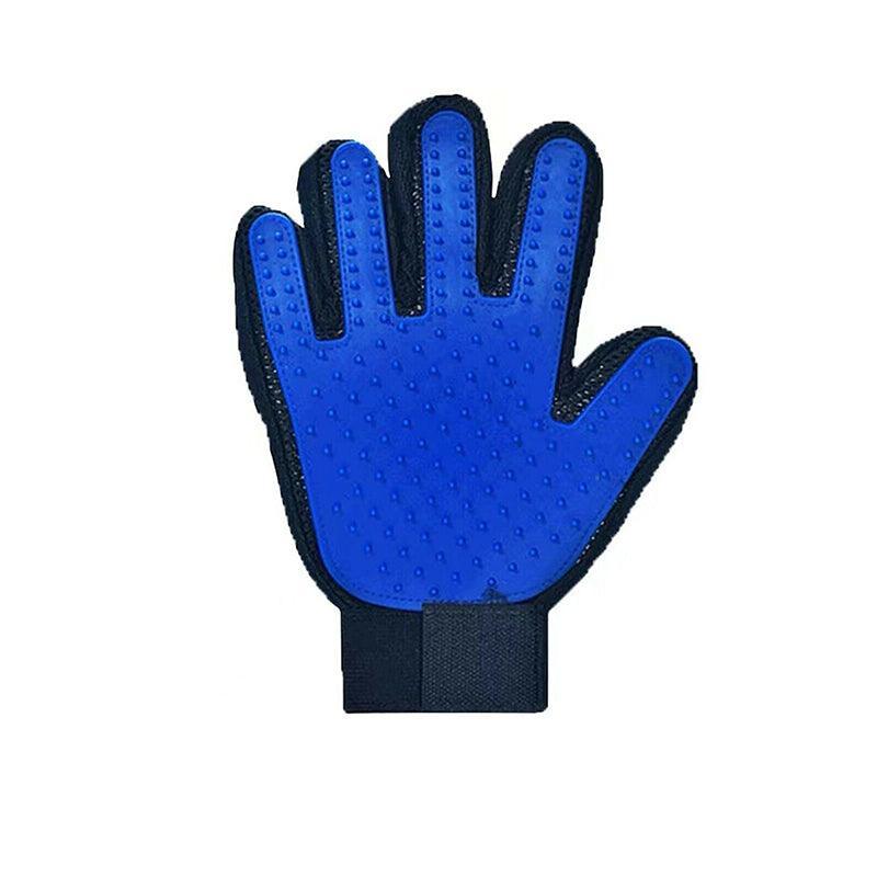 Pet Dog Cat Massage Hair Removal Grooming Comb Touch Cleaning Brush Magic Glove - Green Left Hand