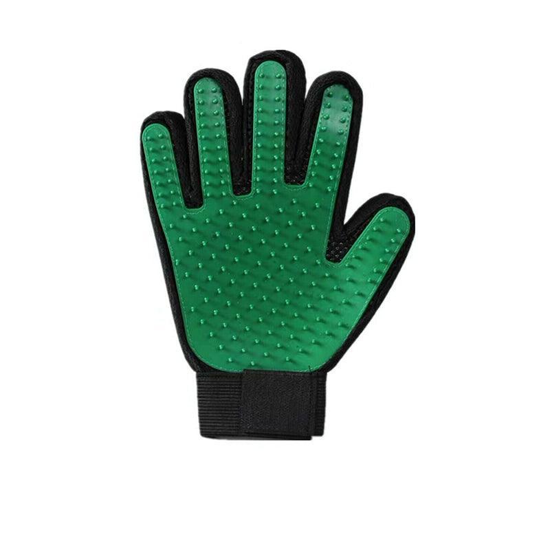 Pet Dog Cat Massage Hair Removal Grooming Comb Touch Cleaning Brush Magic Glove - Red Right Hand