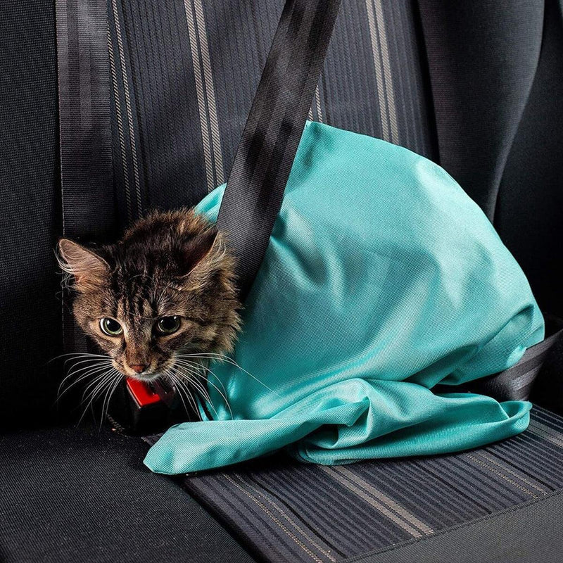 Portable Pet Shoulder Tote Bag for Cats and Small Dogs Outdoor Travel Carrier - Blue