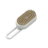 Mango Pet Massage Comb Spray Brush for Dogs Cats Grooming Shedding Detangler - Brown