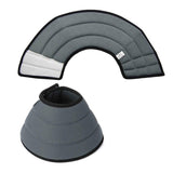 Elizabethan Collar Anti Licking Biting Pet Collar for Cats and Dogs Recovery Use - Grey-Size2