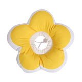 Elizabethan Cat Recovery Collar Anti Licking Pet Cone Protective Neck Ring - Yellow-M