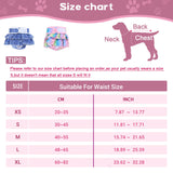 Pet Dog Diapers Female Pants Soft Breathable Underwear Reusable Sanitary Briefs - Denim Print - XL
