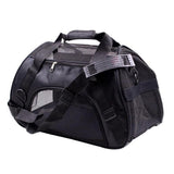 Pet Carrier Bag Portable Large Cat Dog Comfort Tote Travel Bag Airline Approved - Black