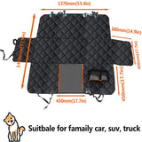 Waterproof Pet Car Mat Hammock Nonslip Back Protector for Dogs and Cats